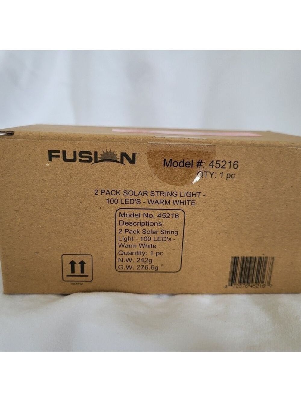 Fusion 2 Pack Solar String Light 100 LED's Warm White 45216 - Picture 6 of 7